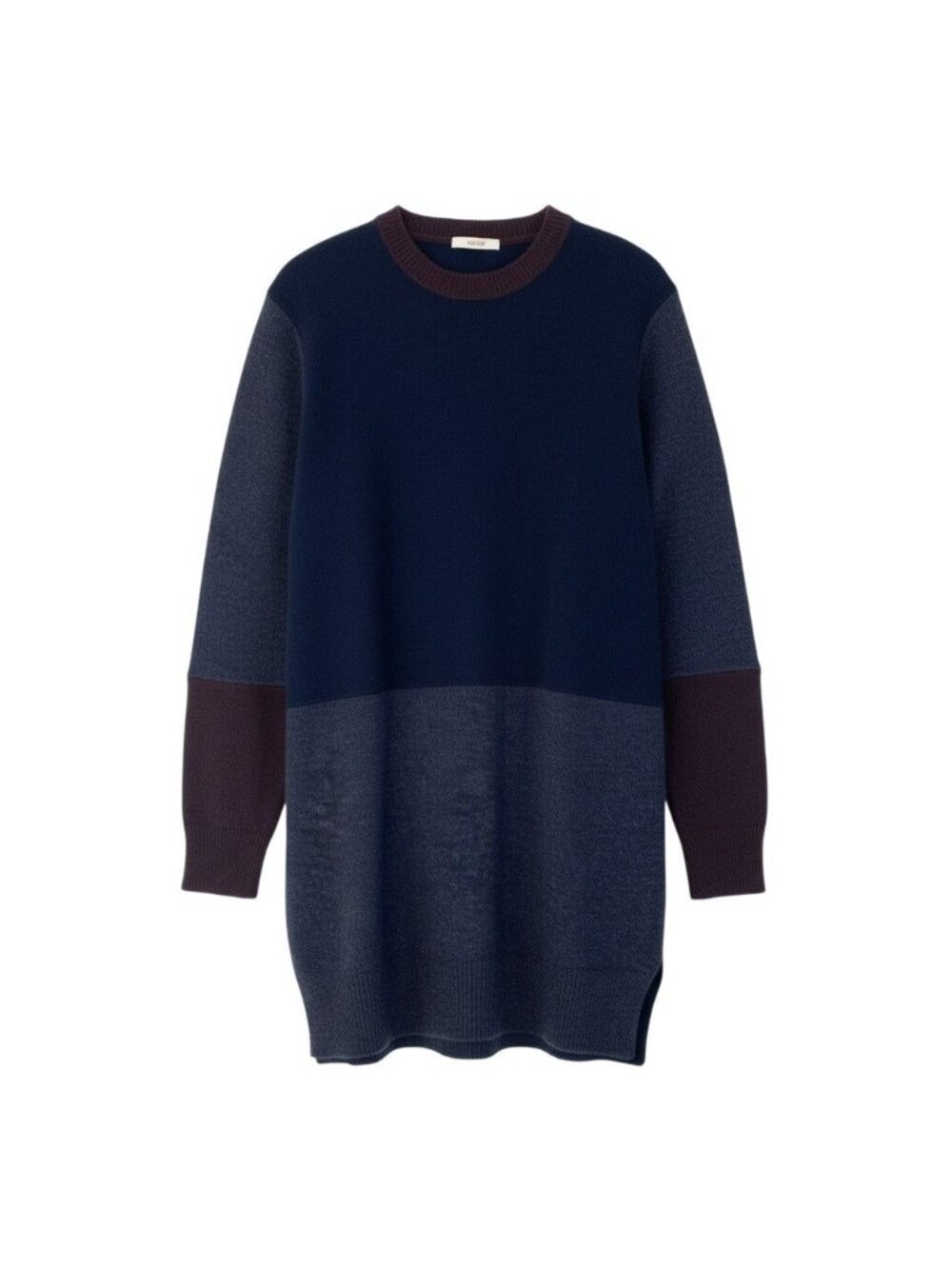 Celine Switchable Knit Dress Knee-length Wool Cashmere Blend Long Sleeve
